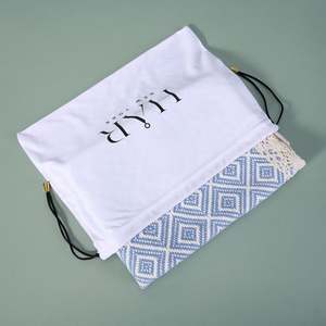 ถุงผ้าซาตินพิมพ์โลโก้ตามสั่ง สำหรับใส่ผม มัดผม ชุดชั้นใน หรือของขวัญ  ถุงผ้าไหมซาติน - Product Image 4