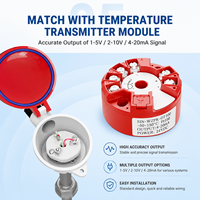 Sonde de température blindée de type K avec transmetteur de température à filetage fixe pour la surveillance industrielle du traitement de l'eau