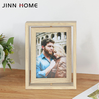 Hermoso nuevo diseño barato y respetuoso con el medio ambiente marco de fotos arte de pared para la decoración del hogar de la sala de estar