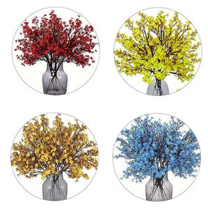 Vente chaude transfrontalière : Bouquet de <span class=keywords><strong>jasmin</strong></span> d'hiver <span class=keywords><strong>étoilé</strong></span> réaliste fait main à 5 branches, fleur artificielle pour mariage et décoration intérieure - Product Image 5