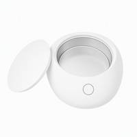 Nettoyeur de Retainers Ultrasonique Portable, Nettoyage Quotidien en 5 Min, Nettoyage en Profondeur en 10 Min, 4000 mAh, 14 Cycles, IPX7, Réservoir en Acier 304, Nettoyeur de Gouttières Dentaires de Voyage