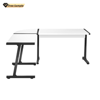 Venta directa de fábrica de mesas de ordenador de juegos de gama alta para el hogar, luces Led Rgb negras, ordenador, PC, Gamer, mesa de juegos, escritorio