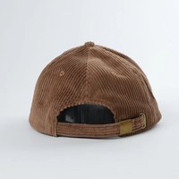 Logo Maatwerk Corduroy Zes Panelen Papa Cap Unisex All Season Borduurwerk In Geweldige Kwaliteit Maatwerk Nieuwe Aankomst