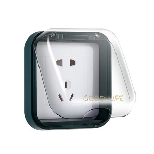 Wall Socket Waterproof Cover 2 Outlets IP44 PC Material Tamper Resistant For Bathroom Kitchen Protection - Product Image 5