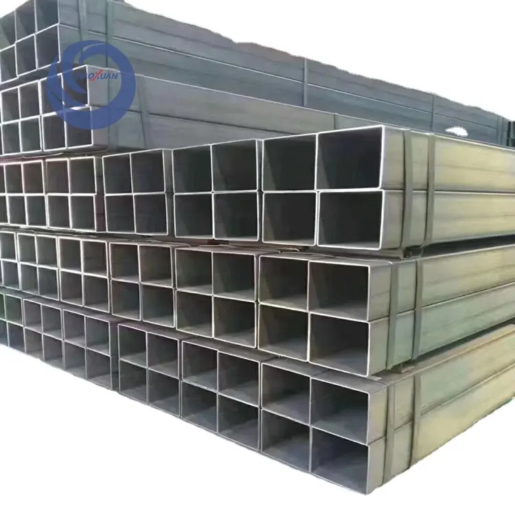 High quality GI TUBE   GALVANIZED STEEL PIPE 4x4 GALVANIZED SQUARE PIPE METAL FENCE POST