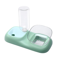 Bols pour animaux de compagnie à double usage, distributeur d'eau pour chat, bol pour chat, bouteille d'eau pour chien, double mangeoire pour animaux, vente en gros de bols pour chien