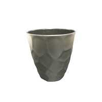 Penjualan Langsung Pabrik Pot Oval Besar Harga Bagus Seni Dinding Batu Pot Bunga Dekorasi Rumah Modern untuk Penggunaan Lantai & Meja