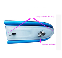 2025New Long temps de travail Jet Boat électrique enfants adulte piscine jouet parcs aquatiques eau flottant gonflable bateau à moteur électrique