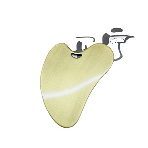 Tabla de Guasha de Metal con Forma de Corazón de Alta Calidad para Masaje Corporal y Facial, Personalizable al por Mayor - Product Image 1