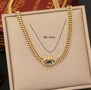 <span class=keywords><strong>Kalen</strong></span> Chaînes faites à la main pour hommes à la mode simple Tailles personnalisées Bijoux en acier inoxydable Bracelets Forme géométrique Style tendance pour cadeau - Product Image 4