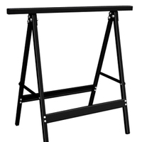 Établi pliant en métal à hauteur réglable Offre Spéciale scie cheval chevalet menuiserie Table de travail support chaud composant de noyau de moteur
