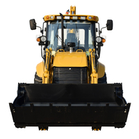 Chargeur rétrocaveuse 4x4 Retroexcavadora certifié CE de haute qualité, 2,5 tonnes avec moteur Euro 5 pour les applications agricoles et de construction