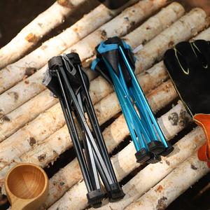 <b>Outdoor</b> ultra-light aluminum alloy folding <b>stool</b> fishing <b>stool</b> multifunctional four-corner <b>stool</b> small pony space chair large - Product Image 4