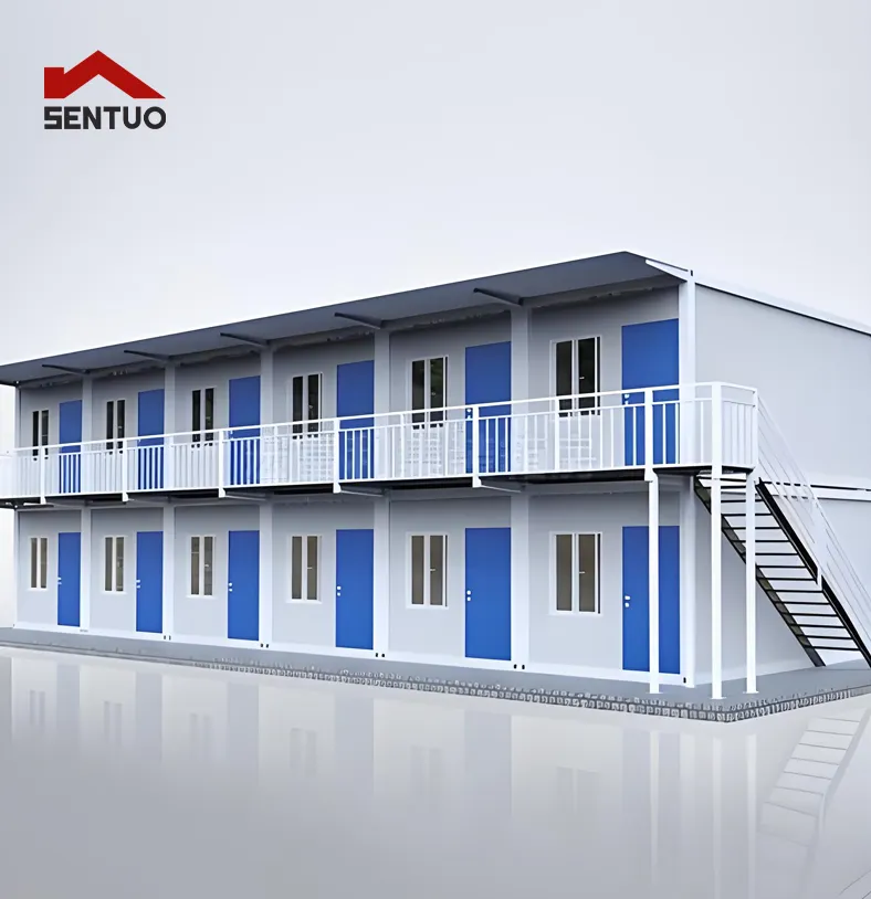 China Draagbare Modulaire Prefab Living Home Opvouwbare Opslag Kantoor Geprefabriceerde Stalen Structuur Opvouwbare Container Huis Te Koop