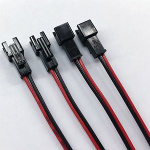 Câble de raccordement personnalisé SM 2P mâle-femelle avec connecteur à boucle, câble de raccordement isolé en PVC pour petits équipements électroniques - Product Image 3