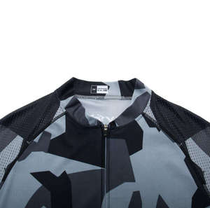 Maillot de cyclisme personnalisé par sublimation, séchage rapide, tissu respirant en maille, ourlet antidérapant, 3 poches arrière, logo personnalisé pour hommes et femmes, route - Product Image 2