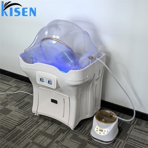 เฟอร์นิเจอร์สปาเคลื่อนที่ Kisen พร้อมถังเก็บน้ำและเครื่องทำความร้อน - อ่างสระผมแบบพกพาสำหรับร้านเสริมสวย บ้าน คลินิก โรงพยาบาล และร้านความงาม - Product Image 4