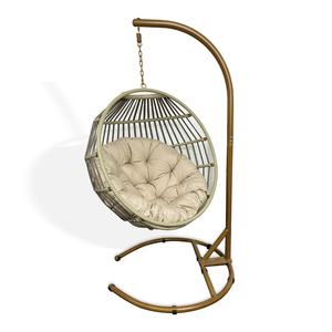 Nouvelle conception de chaise suspendue en rotin en forme de poire <span class=keywords><strong>pour</strong></span> l'extérieur, chaise suspendue ronde en forme de <span class=keywords><strong>nid</strong></span> <span class=keywords><strong>d</strong></span>'<span class=keywords><strong>oiseau</strong></span> <span class=keywords><strong>pour</strong></span> l'intérieur, <span class=keywords><strong>pour</strong></span> adultes - Product Image 6