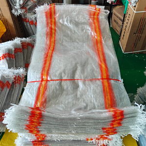 Sacchi / Fogli / Teli in Rafia PP Trasparente 100% in Plastica Vergine da 25kg, 50kg, 100kg per Imballaggio di Tessuti Usati - Product Image 3