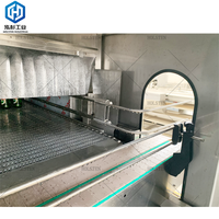Machine de pasteurisation tunnel industrielle entièrement automatique en acier inoxydable 304 pour la pasteurisation des jus, des aliments en conserve/en bouteille/en sachet