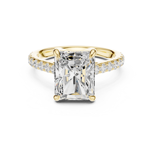 <b>Custom</b> 10Kt 14Kt 18Kt 22Kt Gold Lab Created Diamond <b>Ring</b> for Women Rhodium Plated Luxury Bridal Engagement <b>Ring</b> Fine Jewelry - Product Image 6