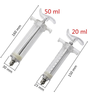 Jeringa de Alimentación para Mascotas Pequeñas de 10ml/20ml/50ml/100ml, Jeringa para Alimentar Aves y Loros, Herramienta de Alimentación con 6 Tubos Curvos para Gavage - Product Image 3