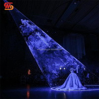 Cinderella Traumhochzeit APP Laserlicht 10W RGB Vollfarbig Weiß Grün Anime Hochzeitsfeier Performance DMX Drahtlose Steuerung