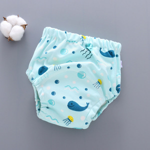 Nhà Sản Xuất Cotton Tái Sử Dụng Bé Vải Tã Đào Tạo Quần Đồ Lót Cho Trẻ Sơ Sinh - Product Image 4