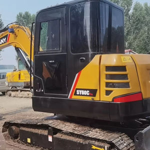 Excelente Excavadora Sany60 Usada, Modelo 2022, Maquinaria Pesada para Construcción, Motor, Bomba de Engranajes, Pocas Horas de Uso, Peso Operativo de 6000 kg - Product Image 1