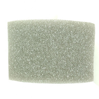 Insert de mousse éponge grise EVA de 10mm d'épaisseur à découpe personnalisée pour boîte de montre Panneau d'emballage en mousse de montre en expansion à surface lisse