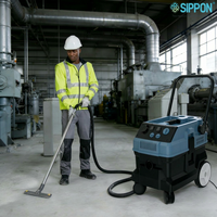 Aspirateur industriel professionnel de classe M à grande capacité, haute efficacité, électrique, pour poussières sèches et humides, à tambour