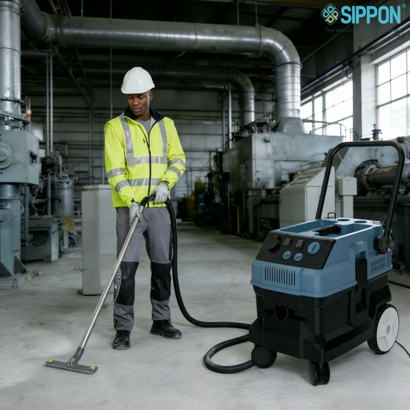 3000W Power High Capacity Industrial Vacuum