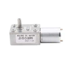 24v dc right angle worm gear motor JGY-370 high torque dc motor 6v 12v 24v dc worm gear motor 6v