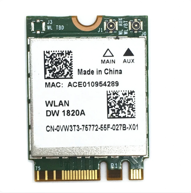 DW1820A BCM94350ZAE 802.11ac BT4.1 867Mbps BCM94350 M.2 NGFF WiFi Wireless Card Better Than BCM94352Z
