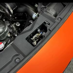 Welta pour Civic 11e génération 2022 ABS+PP Noir Panneau de capot moteur Plaque de protection avant Cache moteur Bandes décoratives - Product Image 3