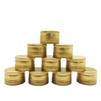 18mm 20mm 22mm 24mm ROPP Twist Off Caps en aluminium Pilfer-Proof Feature for Mini Glass Cosmetic Packaging