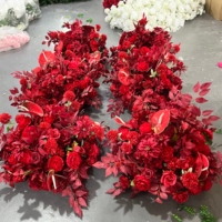 T-FC048 Boules de fleurs blanches en gros pour centres de table de mariage, boules de fleurs de gypsophile 60-70 cm pour décorations d'événements, de fêtes et d'hôtels