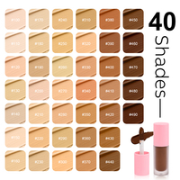 Crème correctrice liquide personnalisée, longue tenue, imperméable, minérale, couvrance totale, éclaircissante, fini mat naturel, correcteur liquide en marque privée