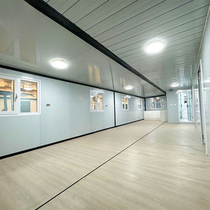 Maison mobile préfabriquée sécurisée de 40 pieds ou 20 pieds, extensible, <span class=keywords><strong>avec</strong></span> 2, 3, 4 ou 5 chambres, structure en acier préfabriquée, maison portable - Product Image 4