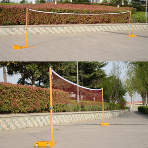 Postes de red de bádminton de hierro fundido de 1.55 m, bases portátiles estándar para bádminton, tenis y tenis de mesa - Product Image 2