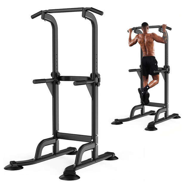 Adjustable-height Tower Trainer Multi-functional Steel Strength Training Equipment Pull-up Frame Resistance Training Squat Frame