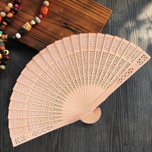Éventail pliant en bambou gravé personnalisé, couleur naturelle, pour mariage, anniversaire, fête de bébé, décoration, cadeaux personnalisés, peint, réutilisable - Product Image 4