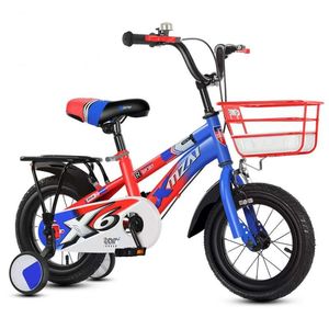 Vélo de sport à vitesse unique pour garçon Training Kids Bike avec fourche en aluminium Pédale en acier et 4 roues d'entraînement - Product Image 6