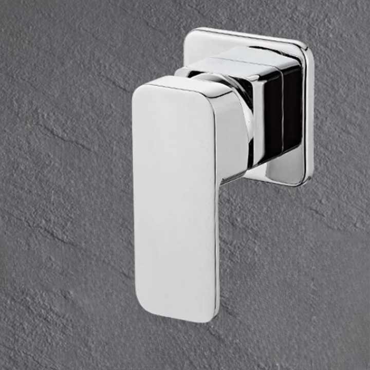 Watermark Wall Brass Shower Faucet Body Valve Concealed Square Bath Shower Mixer Bathroom 2 Way Diverter Embedded Shower Body