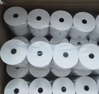 Rouleau de papier thermique 80*80 pour l'impression, papier de caisse enregistreuse 58 mm, rouleau de papier thermique 57x38 2, 1/4x50 en gros