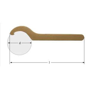 Ampco-ประแจตะขอ CV0115A, อลูมิเนียมบรอนซ์ (เมตริก) กุญแจหกเหลี่ยมไม่เกิดประกายไฟ, ประแจตะขอและประแจซ็อกเก็ต - Product Image 1