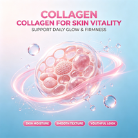 Capsules de collagène multi-types I, II, III, V, X, biotine, acide hyaluronique, kératine, complexe vitaminique, soutien pour la beauté de la peau, des cheveux et des ongles, complément alimentaire