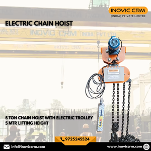 Palans électriques à chaîne de qualité standard, capacité de 0,5 à 10 tonnes |   Solution de levage par pont roulant pour usages industriels - Product Image 6