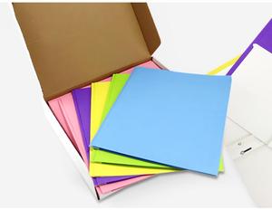 2 túi với 3 ngạnh A4 giấy thư mục với các loại màu sắc văn phòng văn phòng phẩm cho các bài thuyết trình tập tin tổ chức - Product Image 5