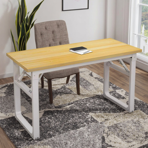 Durable <strong>Folding</strong> <strong>Table</strong> for Home, Office &amp; School | Space Saving Strong Steel Frame Foldable <strong>Table</strong> for Dining or Study - Product Image 3